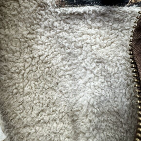 Legendary Whitetails Jacket Women's Medium Canvas Sherpa Lined - Picture 9 of 10